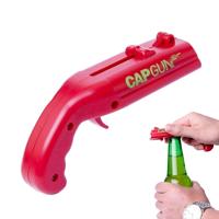 Creatieve bier fles opener Cap katapult keuken bar tool (rood)