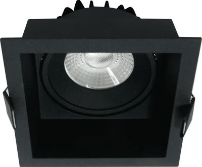 Artdelight Badkamer inbouwspotVibs led zwart - IBS R6215B
