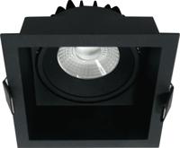 Artdelight Badkamer inbouwspotVibs led zwart - IBS R6215B