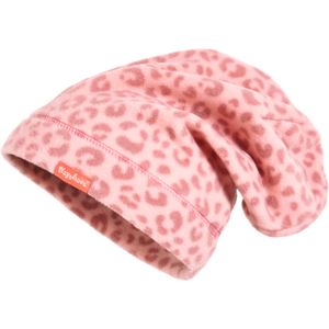 PLAYSHOES Fleece-Beanie Leo-Print Muts Polyester