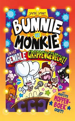 Bunnie vs Monkie en het geniale grappengevecht (Hardback)