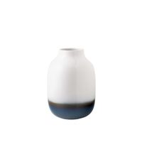 Villeroy & Boch Lave Home Nek vaas wit blauw groot - thumbnail