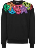 Philipp Plein sweat à imprimé Smiley - Noir - thumbnail