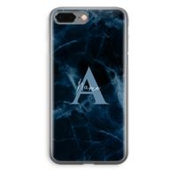 Midnight Marble: iPhone 8 Plus Transparant Hoesje Midnight Marble: iPhone 8 Plus Transparant Hoesje