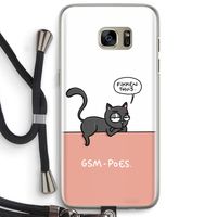 GSM poes: Samsung Galaxy S7 Edge Transparant Hoesje met koord