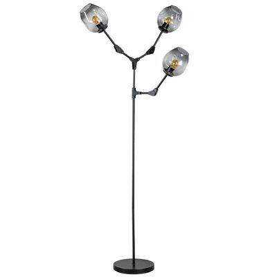 Vloerlamp Lime smoke 3 lichts 165cm