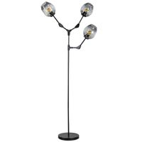 Vloerlamp Lime smoke 3 lichts 165cm