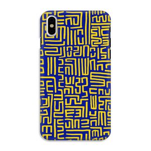 Majorelle Blue Print: iPhone XS Tough Case