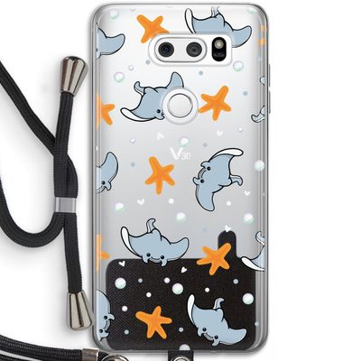 Manta: LG V30 Transparant Hoesje met koord