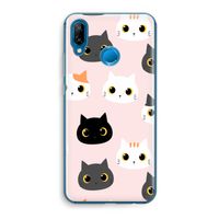 Katten: Huawei P20 Lite Transparant Hoesje