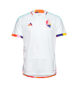 België Shirt Uit Senior 2022-2023 - Maat XS - Kleur: Wit | Soccerfanshop