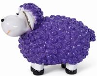 Paars schaap - 23 cm