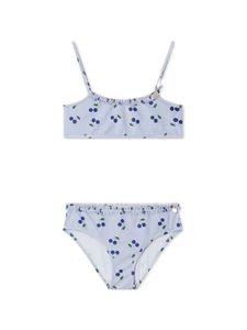 Bonpoint bikini Amari à imprimé graphique - Bleu