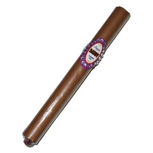 Nep sigaar fopartikel - 24 cm - Carnaval verkleed spullen - dikke sigaren van Al Capone
