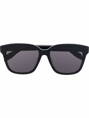 Alexander McQueen Eyewear lunettes de soleil Graffiti à monture carrée - Noir