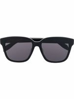 Alexander McQueen Eyewear lunettes de soleil Graffiti à monture carrée - Noir