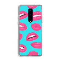 Bite my lip: OnePlus 8 Transparant Hoesje