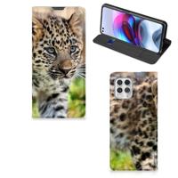 Motorola Moto G100 | Hoesje maken | Baby Luipaard