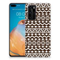 Huawei P40 TPU bumper Aztec Brown - thumbnail