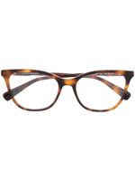 Longchamp lunettes de vue à monture papillon - Marron