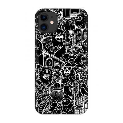 Vexx Black City : Volledig geprint iPhone 11 Hoesje