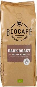 Biocafé dark roast gebrande koffiebonen 1000 gram