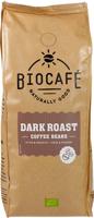 Biocafé dark roast gebrande koffiebonen 1000 gram
