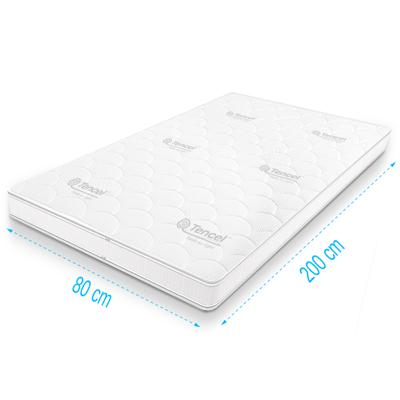 Topdekmatras traagschuim Tencel Deluxe 80x200 dikte 11 cm