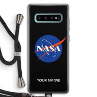 NASA: Samsung Galaxy S10 Plus Transparant Hoesje met koord - thumbnail