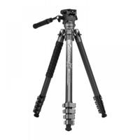 Fotopro X airfly Video Carbon Tripod, grijs Fotopro X airfly Video Carbon Tripod, grijs