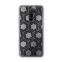 Geometrisch patroon: Xiaomi Redmi 9 Transparant Hoesje Geometrisch patroon: Xiaomi Redmi 9 Transparant Hoesje