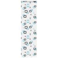 Doucherolgordijn met cassette 80x240 cm stofbreedte 76 cm