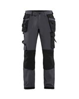 Blåkläder Werkbroek met 4-weg stretch 15221645 | Medium Grijs/Zwart | Maat 52 - 7330509723722