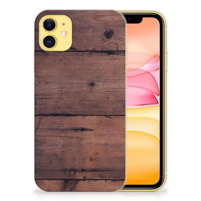 Apple iPhone 11 | Bumper Hoesje | Old Wood
