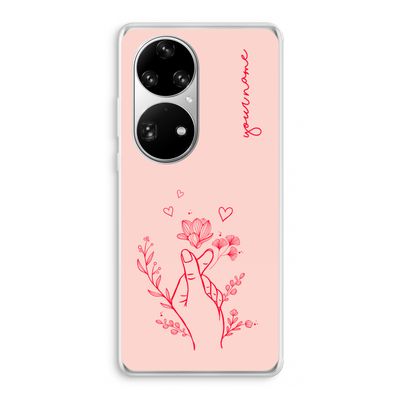 Giving Flowers: Huawei P50 Pro Transparant Hoesje