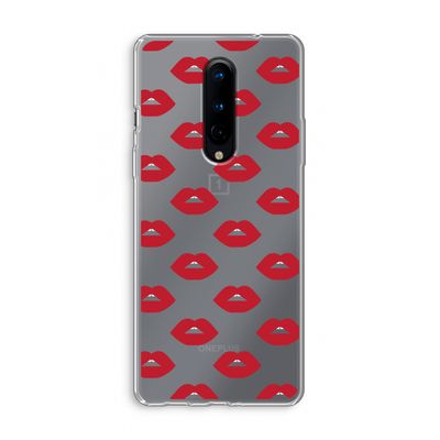 Lips: OnePlus 8 Transparant Hoesje