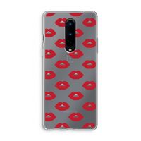 Lips: OnePlus 8 Transparant Hoesje