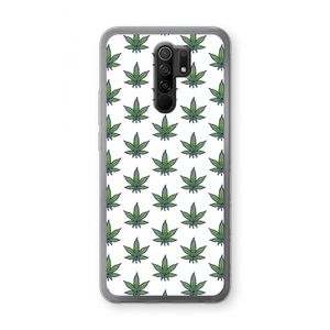 Weed: Xiaomi Redmi 9 Transparant Hoesje
