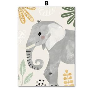 Poster - Wilde dieren / Olifant