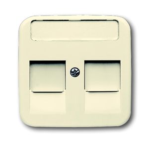 Busch-Jaeger inzetplaat voor RJ45 creme 1800-212