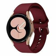 Samsung Galaxy watch 7 / Galaxy Watch FE - 40mm & 44mm - Classic sportbandje - Wijnrood
