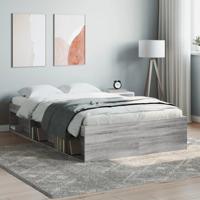 Bedframe grijs sonoma eikenkleurig 120x190 cm