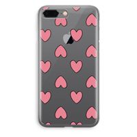 Ondersteboven verliefd: iPhone 8 Plus Transparant Hoesje