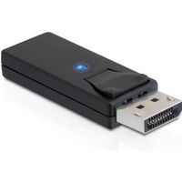 DeLOCK 65258 tussenstuk voor kabels Displayport 1.1 HDMI Zwart - thumbnail