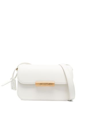 Off-White sac à bandoulière à plaque logo - Blanc