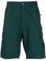 Stone Island short cargo à patch Compass - Vert