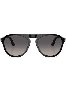 Persol lunettes de soleil teintées à monture ronde - Noir