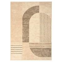 Tapeso Abstract vloerkleed - Ease Echo beige - 160x230 cm