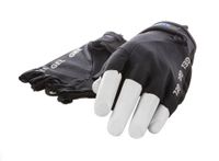 Mirage lycra handschoen maat m gel zwart korte vinger op kaart