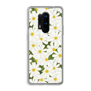 Summer Daisies: OnePlus 8 Pro Transparant Hoesje